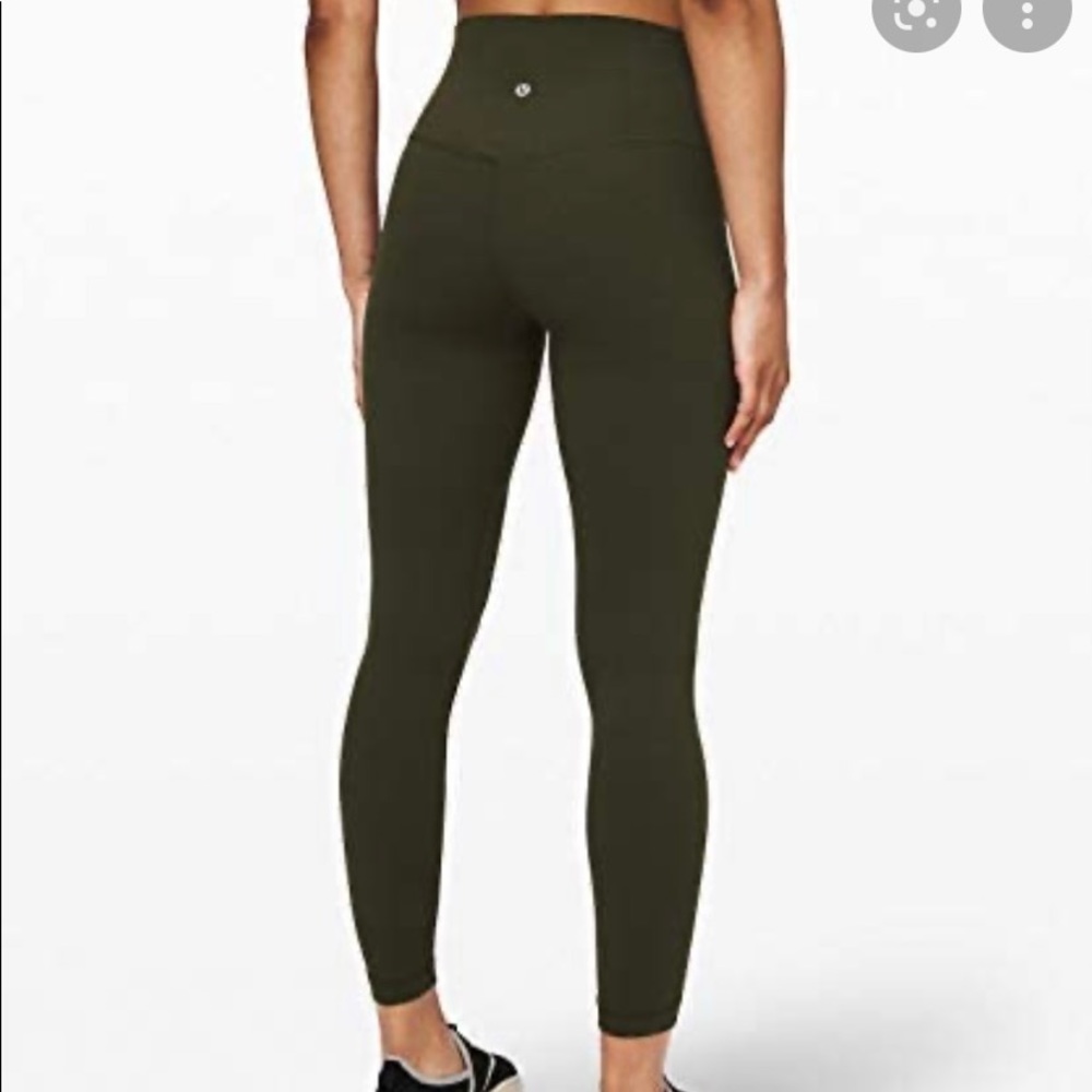 lululemon dark green leggings